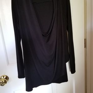 Lysse Convertable Cowl Wrap Small Women's Black